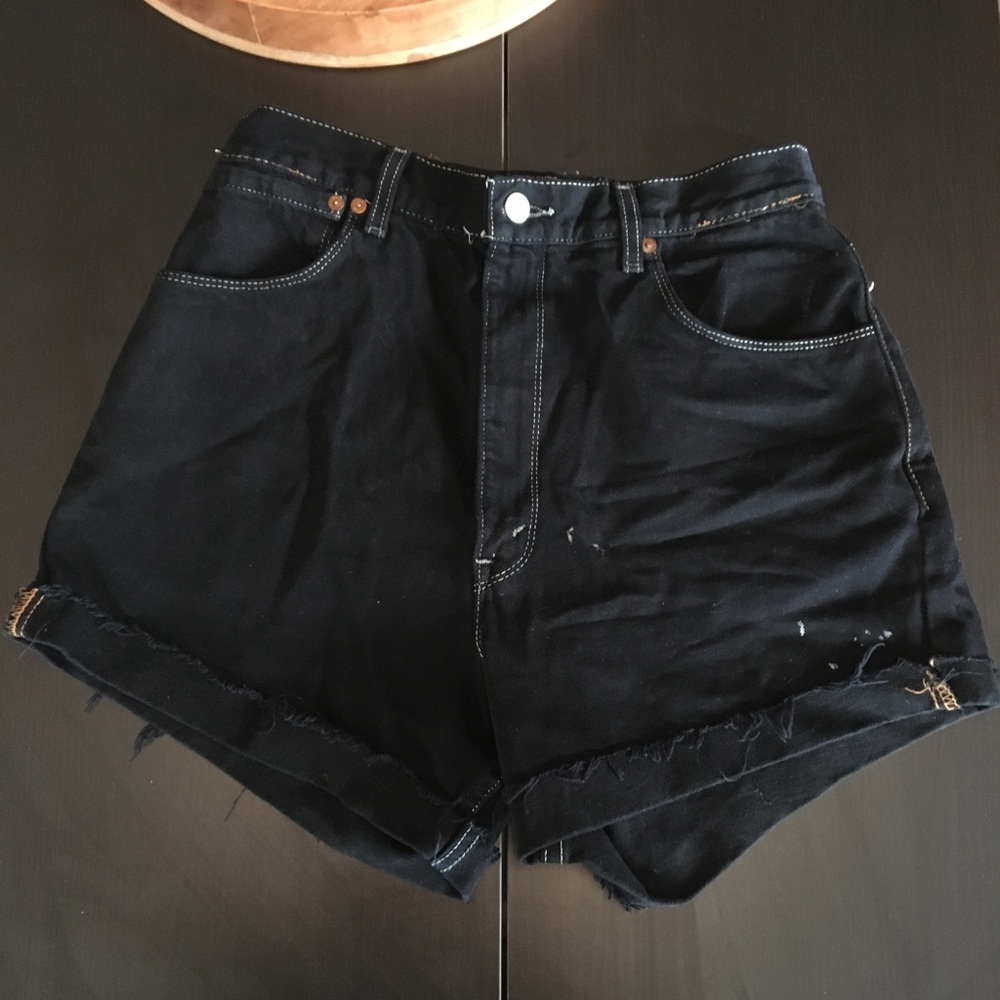 🆕 Urban Outfitters Pin-Up black denim shorts